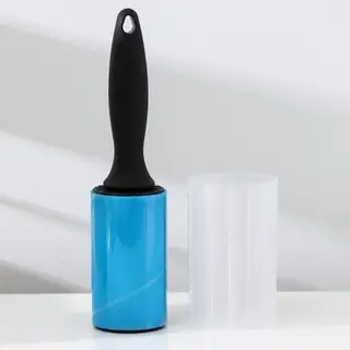 Ролик для чистки одежды, футляр, 23×6.5×6.5 см, синий