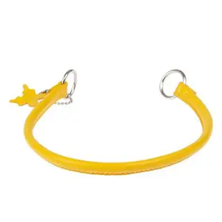 Ошейник-удавка рывковый CoLLaR Glomour, 35 х 0,8 см, желтый