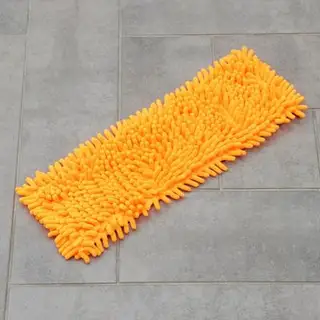 Насадка для плоской швабры Доляна, 40×10 см, 80 гр, микрофибра букли, цвет МИКС