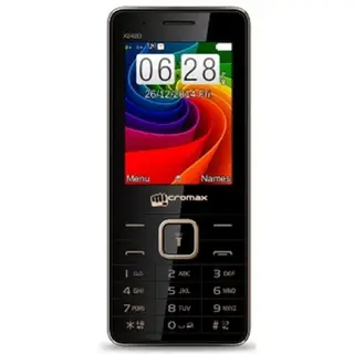 Сотовый телефон Micromax X2420, черный, шампань