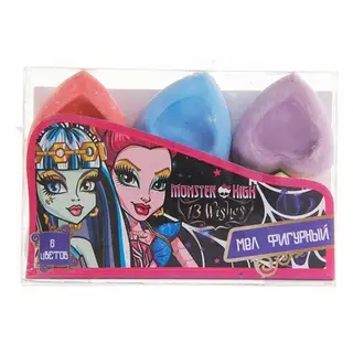 Мел фигурный "Monster High" 6 цветов