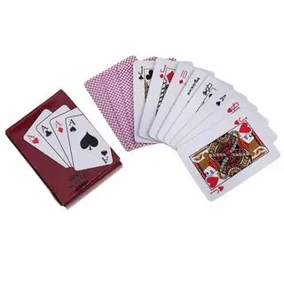 Карты игральные бумажные "Масти", мини, 54 шт., 5,3 × 3,8 см
