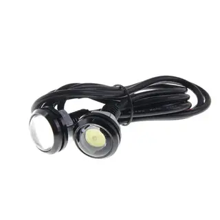 Дневные ходовые огни 1 LED-COB, алюмин. корпус, врезные, крепл. винт-гайка, 2 шт., свет белый