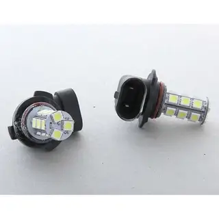 Автолампа светодиодная Luazon HB4 (9006), 12 В, 18 LED-5050, 2 шт., свет белый