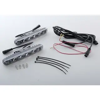 Дневные ходовые огни 6 LED-COB, 12 В, 2 шт., свет белый