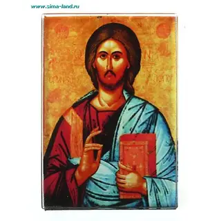 магнит стекло Иисус Христос 6,5*4,5 см