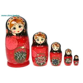 Матрешка, 5 кукол