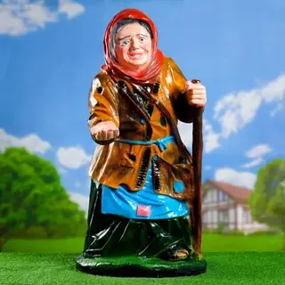 Садовая фигура "Нищенка" 40*48*83 см