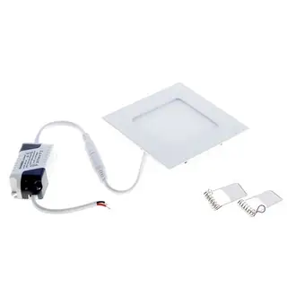 Светодиодная панель, накладная на пришепках, 110х110 мм, 4 W, 20 LED-2835, 3000-3500 K, 290 Lm