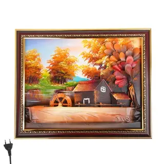 фонтан картина 36*48 см мельница