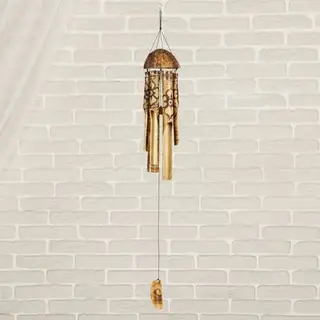 Музыка ветра «Кокос цветы», 30×10×10 см, бамбук