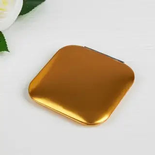 Зеркало складное, с увеличением, цвет золотой