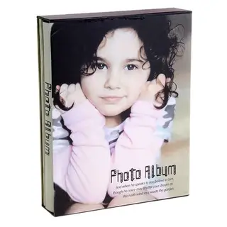 Фотоальбом на 120 фото 10х15 см в коробке "Юная леди" 20,5х26х5 см