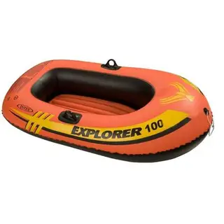 Лодка Explorer 100, 1 местная, 147 х 84 х 36 см, от 6 лет, до 55 кг, 58329NP INTEX
