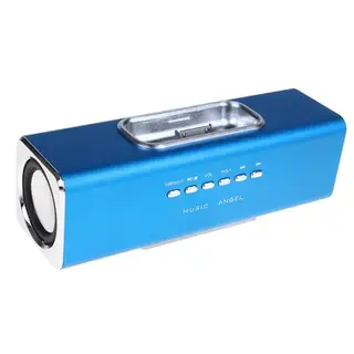 Портативная колонка USB/SD/FM/ UK3, пластик металл работает от акб