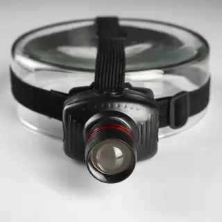 Фонарь налобный «Дозор», 1 LED, 6.5×5.5×4 см, от батареек 3×ААА