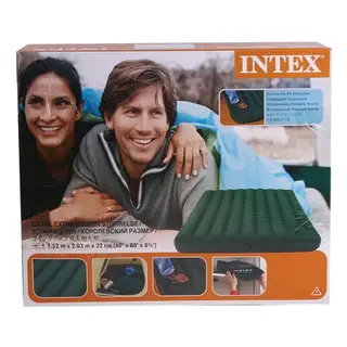 Матрас надувной туристический Downy, 152 х 203 х 22 см, 66929 INTEX