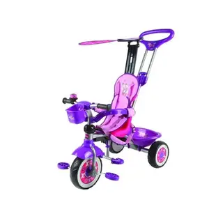велосипед 3х кол. Disney. кол.8,4"/6,4" тент,,2 корз.,звонок, Минни Т54921