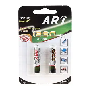 Аккумуляторные батарейки ART, R03 цена за 1 блистер Ni-Mh 1250 Mah, AA 1.2 V