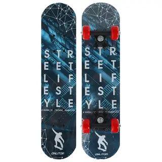 Скейтборд Street lifestyle, размер 62x16 см, колёса PVC d-50 мм, цвета микс