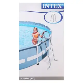 Лестница для бассейна, высота 107 см INTEX