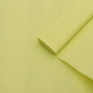 Бумага креп, простой, цвет ярко-лимонный, 0,5 х 2,5 м