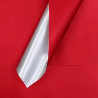 Пленка матовая для цветов и букетов, двусторонняя, бордовый, серебряный, 0.57×5 м ±5% см
