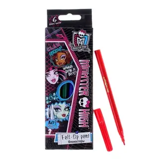 Фломастеры 6цв Monster High