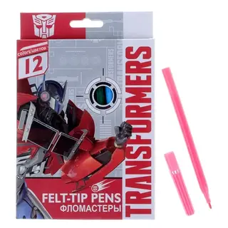 Фломастеры 12цв Transformers