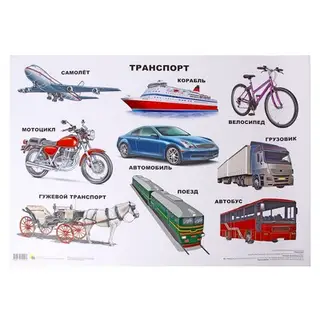 Плакат. Формат А2. Транспорт