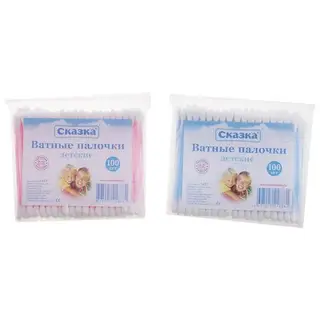 Ватные палочки, в упаковке 100 шт