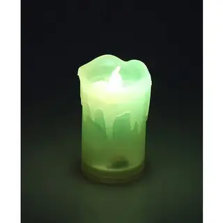 Ночник-свеча "Плавящаяся" LED, желтая, батарейки в комплекте