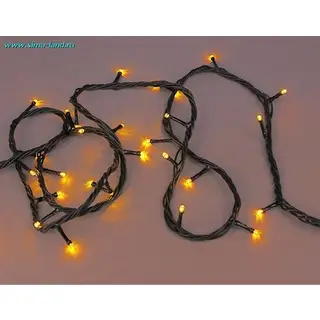 гирлянда "Твинкл" черная нить 14 м LED-(R)-180-240V с контролл 8 р желтый