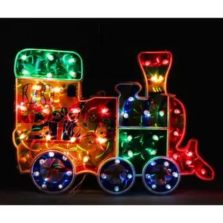 Картина светящиеся Паровозик Led 50