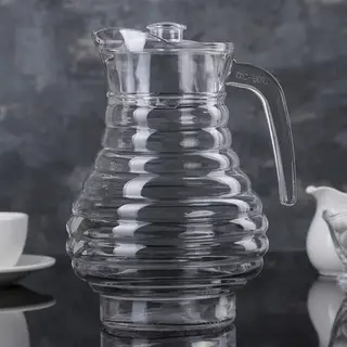 Кувшин стеклянный "Вена", 1,5 л, цвет МИКС