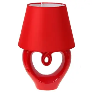 Лампа настольная "Любовь", 38 см, 220V, красная