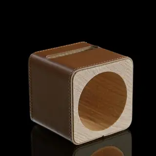 Подставка для телефона iPhone 4,5 (функция усиления звука) коричневая, 10 × 10 × 11 см