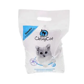 Наполнитель минеральный впитывающий д/котят и короткошерстных кошек "CleanyCat", 4,5 л