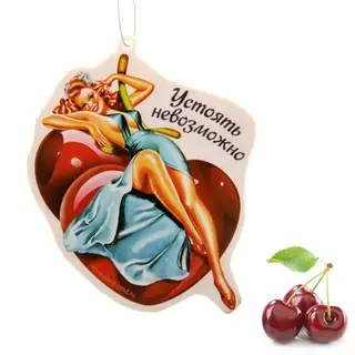 Ароматизатор для авто Luazon Sensual "Устоять невозможно", аромат вишни