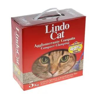 Наполнитель минеральный комкующийся "LindoCat Clamping Compact Perfumed" 5 кг