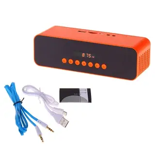 Портативная колонка MusicBOX, USB/MicroSD/FM/AUX сенсор, АКБ 3.7V, МИКС