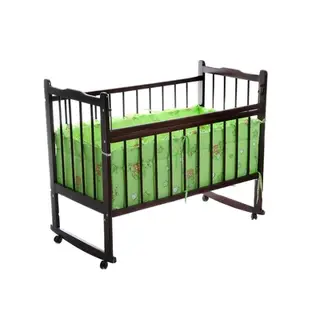 Бортик "Мишка", 4 части (2 части 40х60 см, 2 части: 40х120 см), цвет зелёный (арт. 10072)