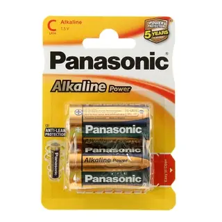 Батарейка Panasonic LR14 Alkaline Power BL2, 2 шт на листере