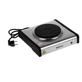 Плитка электрическая Sakura SA-7102S Light 1000Вт 155мм, 1 конфорка диск