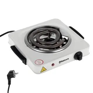 Плитка электрическая Sakura SA-7100 Light 1000Вт 155мм, 1 конфорка спираль