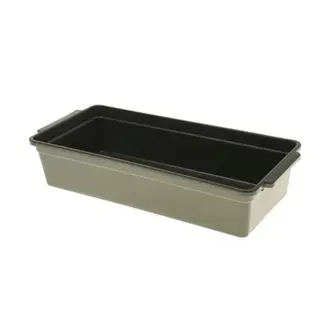 Ящик для рассады, 45 × 21 × 9,5 см, чёрный, «Урожай-6»