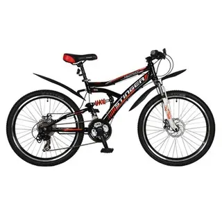Велосипед 24" Stinger Matrix, 2015, цвет черно-красный, размер 14"