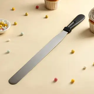 Кондитерская лопатка - палетка прямая, 43×3,6 см, рабочая часть 30 см, цвет МИКС