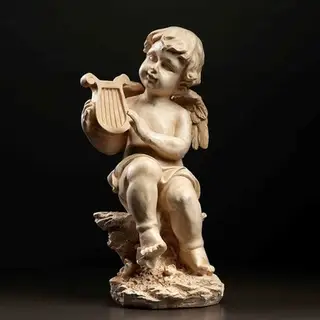 Фигура садовая "Ангел с лирой", 31,5 см