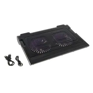 Подставка для охлаждения ноутбука + колонки, 2 кулера, USB